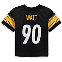 Zennovawear T.J. Watt Pittsburgh Steelers Toddler Game Jersey - Black