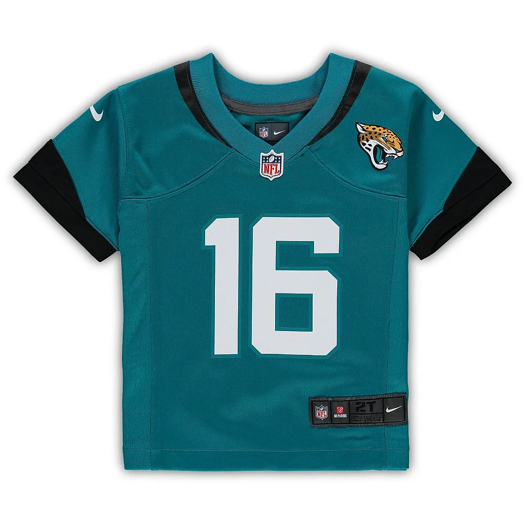 Zennovawear Trevor Lawrence Jacksonville Jaguars Toddler Game Jersey - Teal