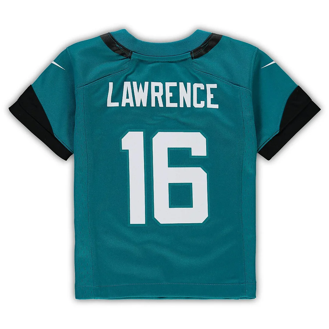 Zennovawear Trevor Lawrence Jacksonville Jaguars Toddler Game Jersey - Teal
