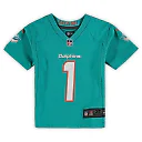 Zennovawear Tua Tagovailoa Miami Dolphins Toddler Game Jersey - Aqua