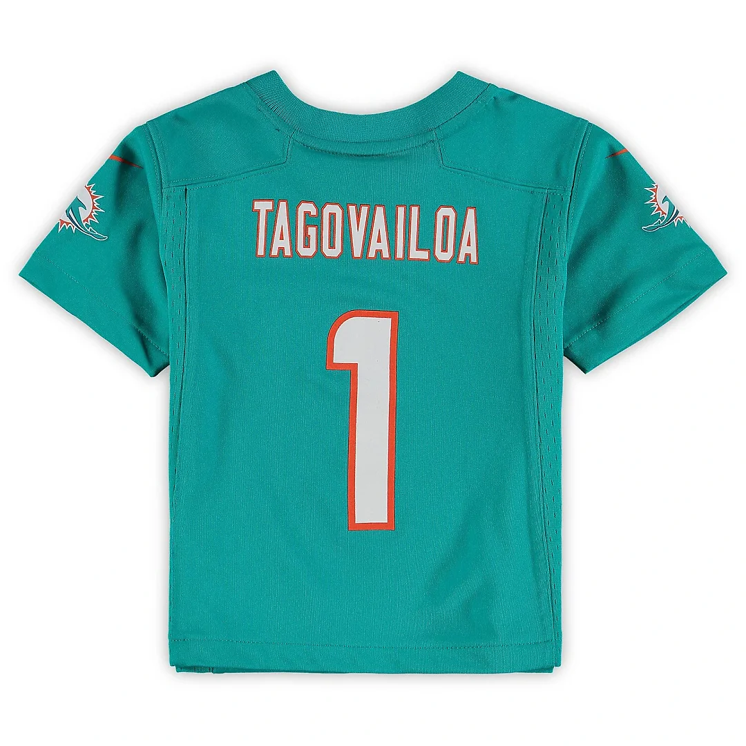 Zennovawear Tua Tagovailoa Miami Dolphins Toddler Game Jersey - Aqua