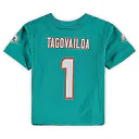 Zennovawear Tua Tagovailoa Miami Dolphins Toddler Game Jersey - Aqua
