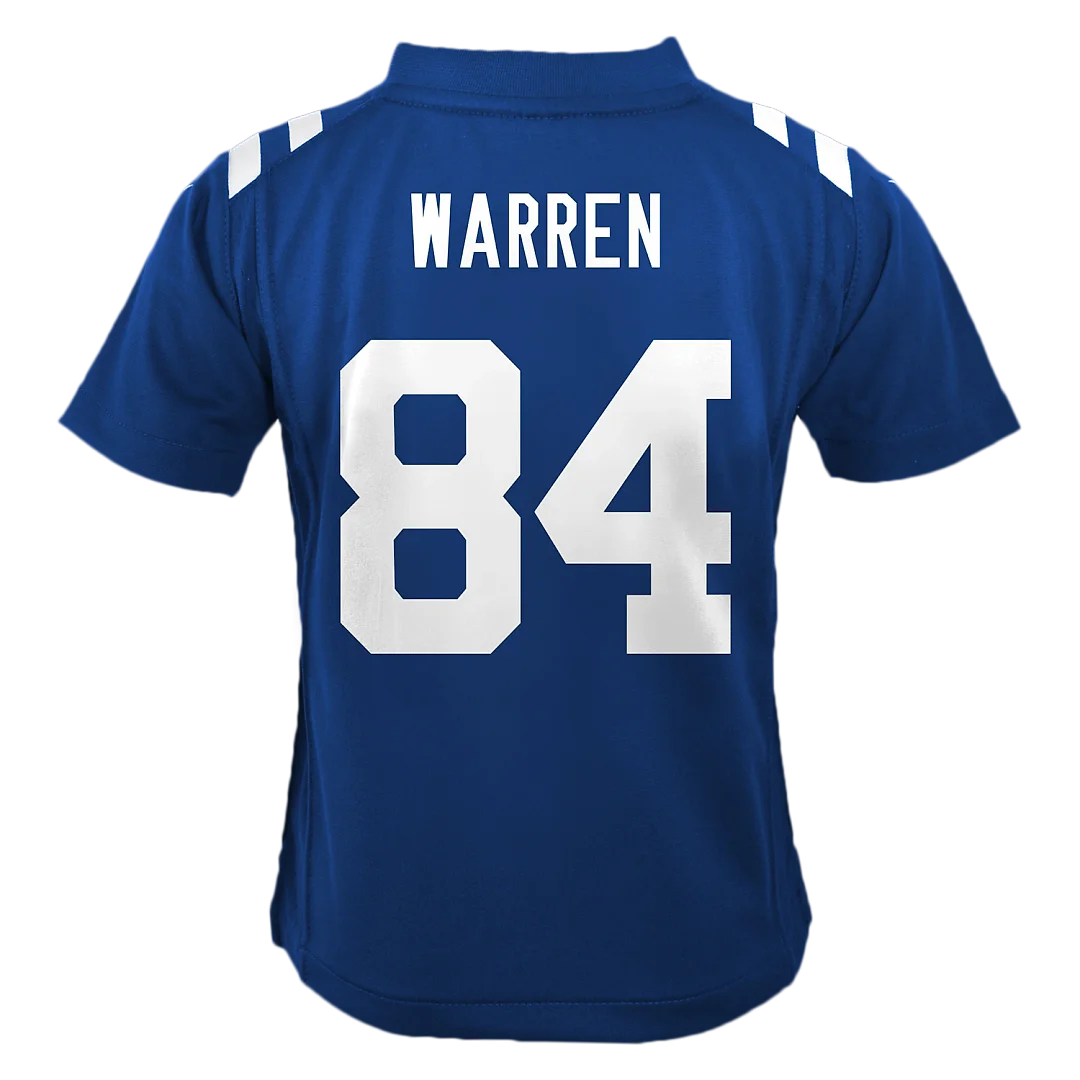 Zennovawear Tyler Warren Indianapolis Colts Toddler Team Game Jersey - Royal