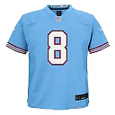 Zennovawear Will Levis Tennessee Titans Toddler Alternate Oilers Throwback Game Jersey - Light Blue