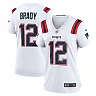 Zennovawear Tom Brady 12 New England Patriots Women Retired Game Jersey - White