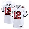 Zennovawear Tom Brady 12 Tampa Bay Buccaneers Men Game Jersey - White