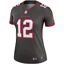 Zennovawear Tom Brady 12 Tampa Bay Buccaneers Women Alternate Legend Jersey - Pewter
