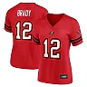 Zennovawear Tom Brady 12 Tampa Bay Buccaneers Women Game Jersey - Red