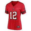 Zennovawear Tom Brady 12 Tampa Bay Buccaneers Women Game Jersey - Red