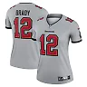 Zennovawear Tom Brady 12 Tampa Bay Buccaneers Women Inverted Legend Jersey - Gray