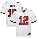 Zennovawear Tom Brady 12 Tampa Bay Buccaneers YOUTH Game Jersey - White