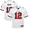 Zennovawear Tom Brady 12 Tampa Bay Buccaneers YOUTH Game Jersey - White