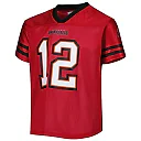 Zennovawear Tom Brady 12 Tampa Bay Buccaneers YOUTH Game Jersey - Red