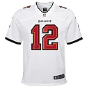 Zennovawear Tom Brady 12 Tampa Bay Buccaneers YOUTH Game Jersey - White
