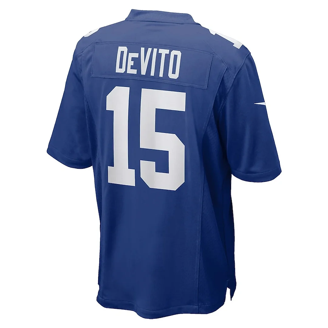 Zennovawear Tommy DeVito 15 New York Giants Game Men Jersey - Royal