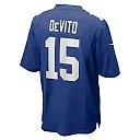 Zennovawear Tommy DeVito 15 New York Giants Game Men Jersey - Royal