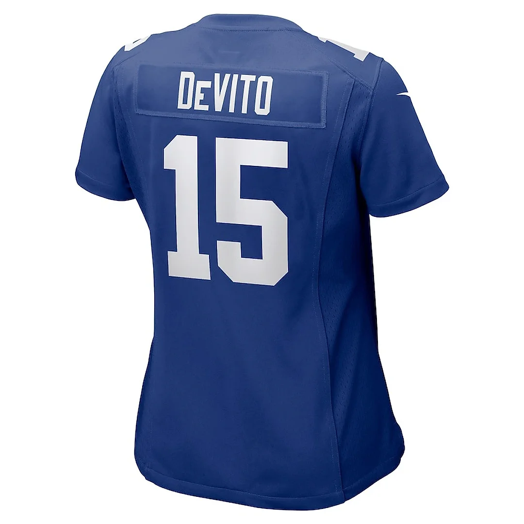 Zennovawear Tommy DeVito 15 New York Giants Women Game Jersey - Royal