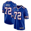Zennovawear Tommy Doyle 72 Buffalo Bills Men Game Jersey - Royal