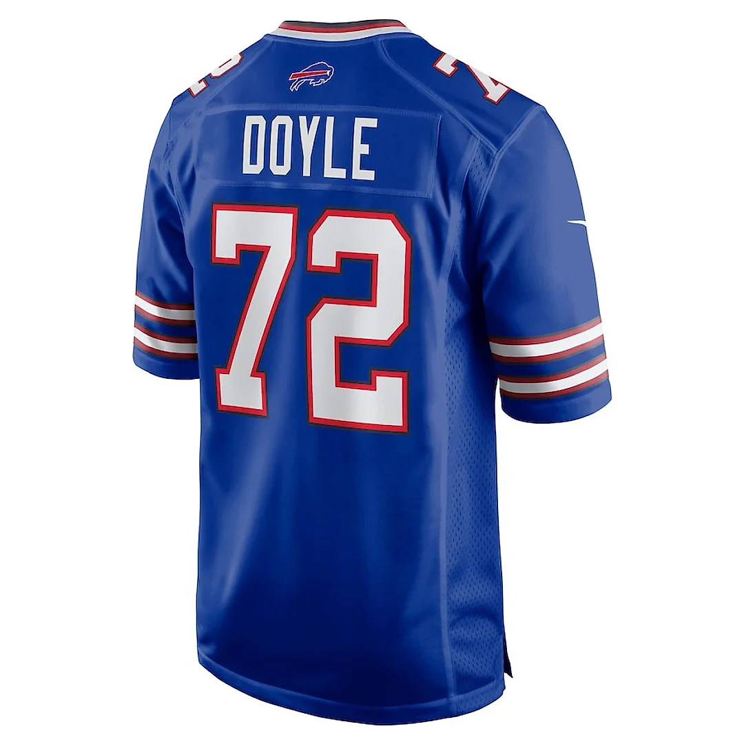 Zennovawear Tommy Doyle 72 Buffalo Bills Men Game Jersey - Royal
