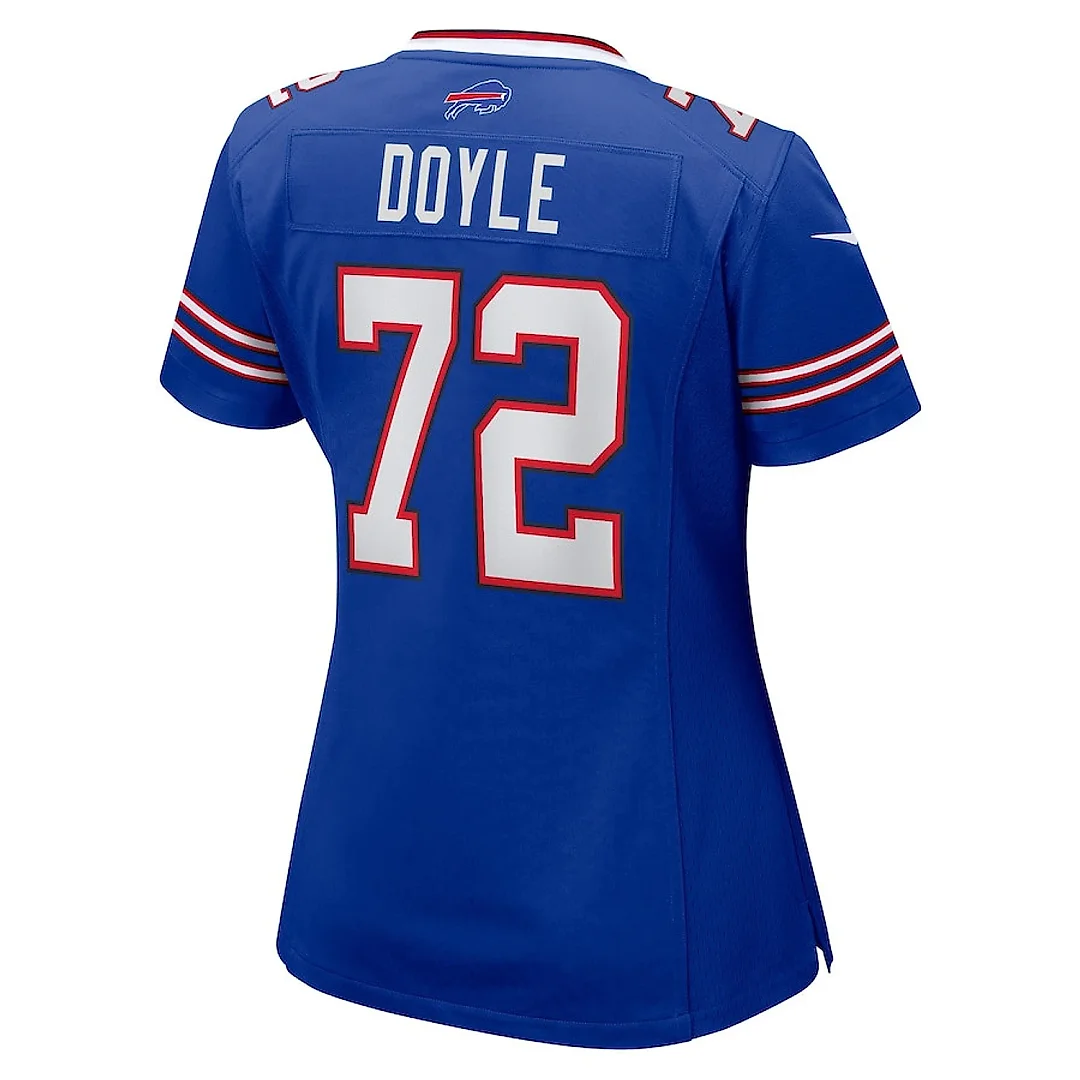 Zennovawear Tommy Doyle 72 Buffalo Bills Women Game Jersey - Royal