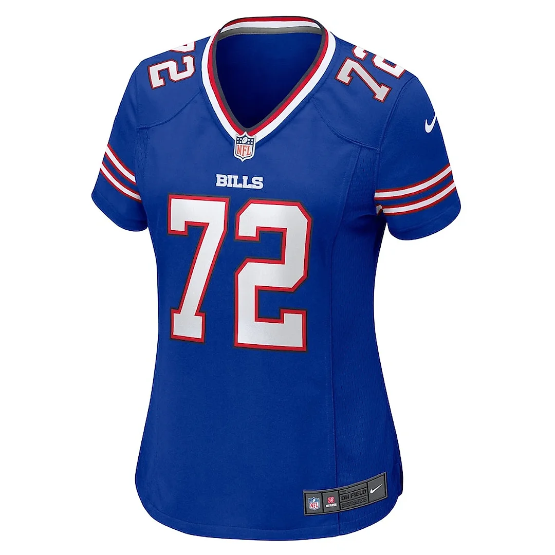 Zennovawear Tommy Doyle 72 Buffalo Bills Women Game Jersey - Royal