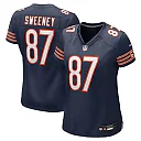 Zennovawear Tommy Sweeney 87 Chicago Bears Women's Game Jersey - Navy