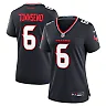 Zennovawear Tommy Townsend 6 Houston Texans Women's Team Game Jersey - Navy