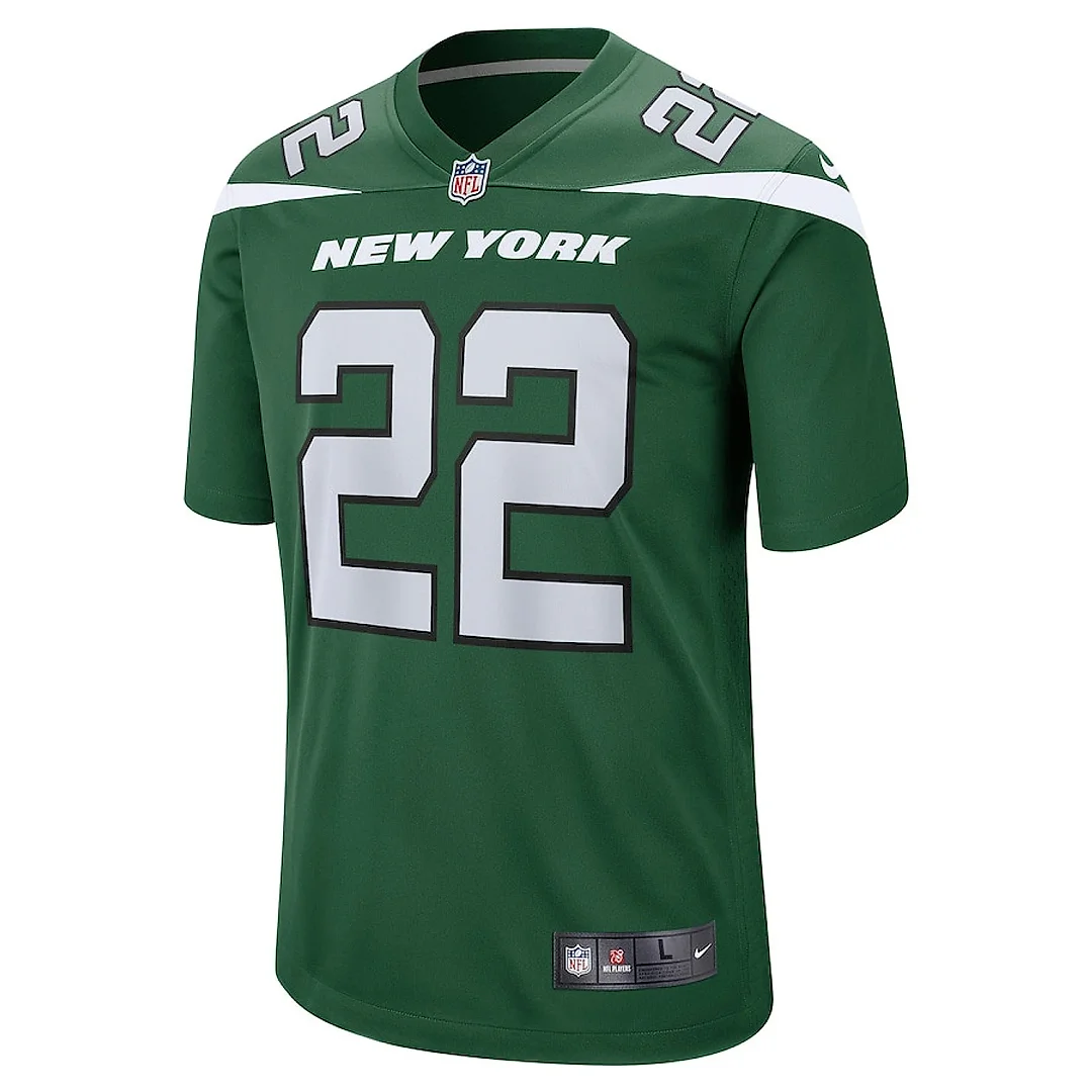 Zennovawear Tony Adams 22 New York Jets Game Player Men Jersey - Gotham Green