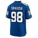 Zennovawear Tony Siragusa 98 Indianapolis Colts Indiana Nights Alternate Game Men Jersey - Royal