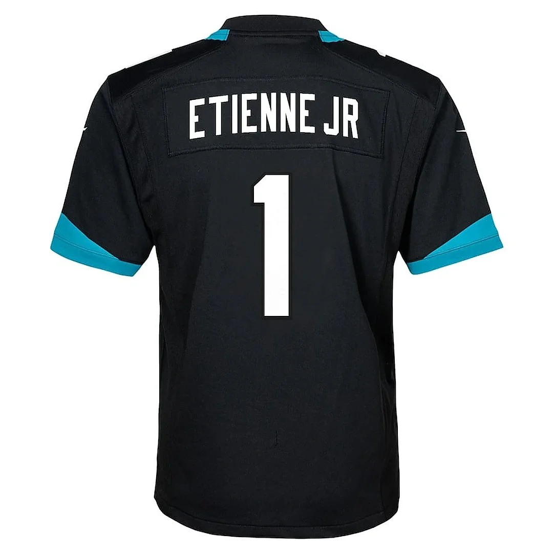 Zennovawear Travis Etienne 1 Jacksonville Jaguars YOUTH Alternate Player Game Jersey - Black