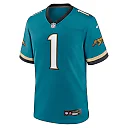 Zennovawear Travis Etienne Jr 1 Jacksonville Jaguars Prowler Throwback Player Game Men Jersey - Teal