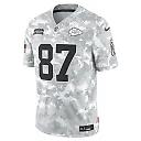 Zennovawear Travis Kelce 87 Kansas City Chiefs 2024 Salute to Service Limited Men Jersey - Arctic Camo