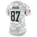 Zennovawear Travis Kelce 87 Kansas City Chiefs Women's 2024 Salute to Service Limited Jersey - Arctic Camo