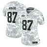 Zennovawear Travis Kelce 87 Kansas City Chiefs Women's 2024 Salute to Service Limited Jersey - Arctic Camo