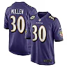 Zennovawear Trayvon Mullen 30 Baltimore Ravens Team Game Men Jersey - Purple