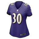 Zennovawear Trayvon Mullen 30 Baltimore Ravens Women's Game Jersey - Purple