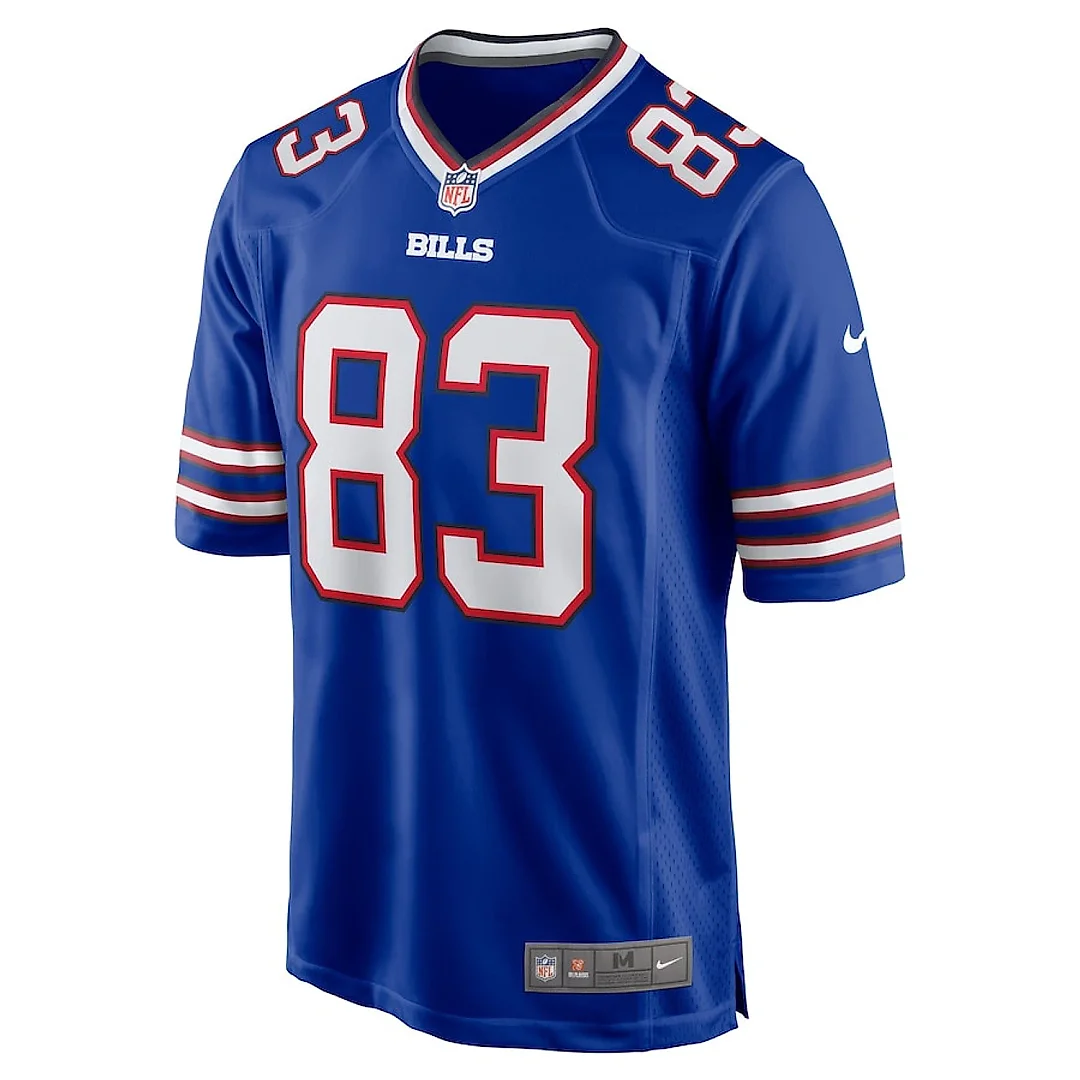 Zennovawear Tre McKitty 83 Buffalo Bills Team Game Jersey - Royal