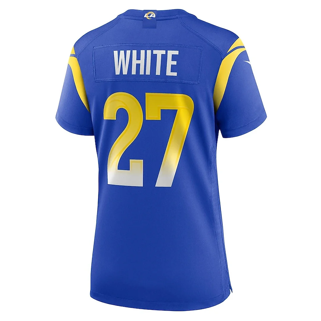 Zennovawear Tre'Davious White 27 Los Angeles Rams Game Women Jersey - Royal