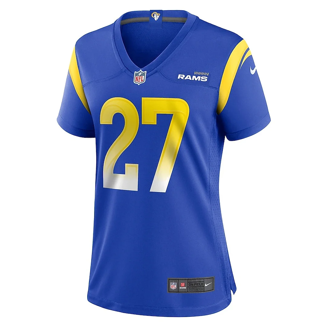 Zennovawear Tre'Davious White 27 Los Angeles Rams Game Women Jersey - Royal