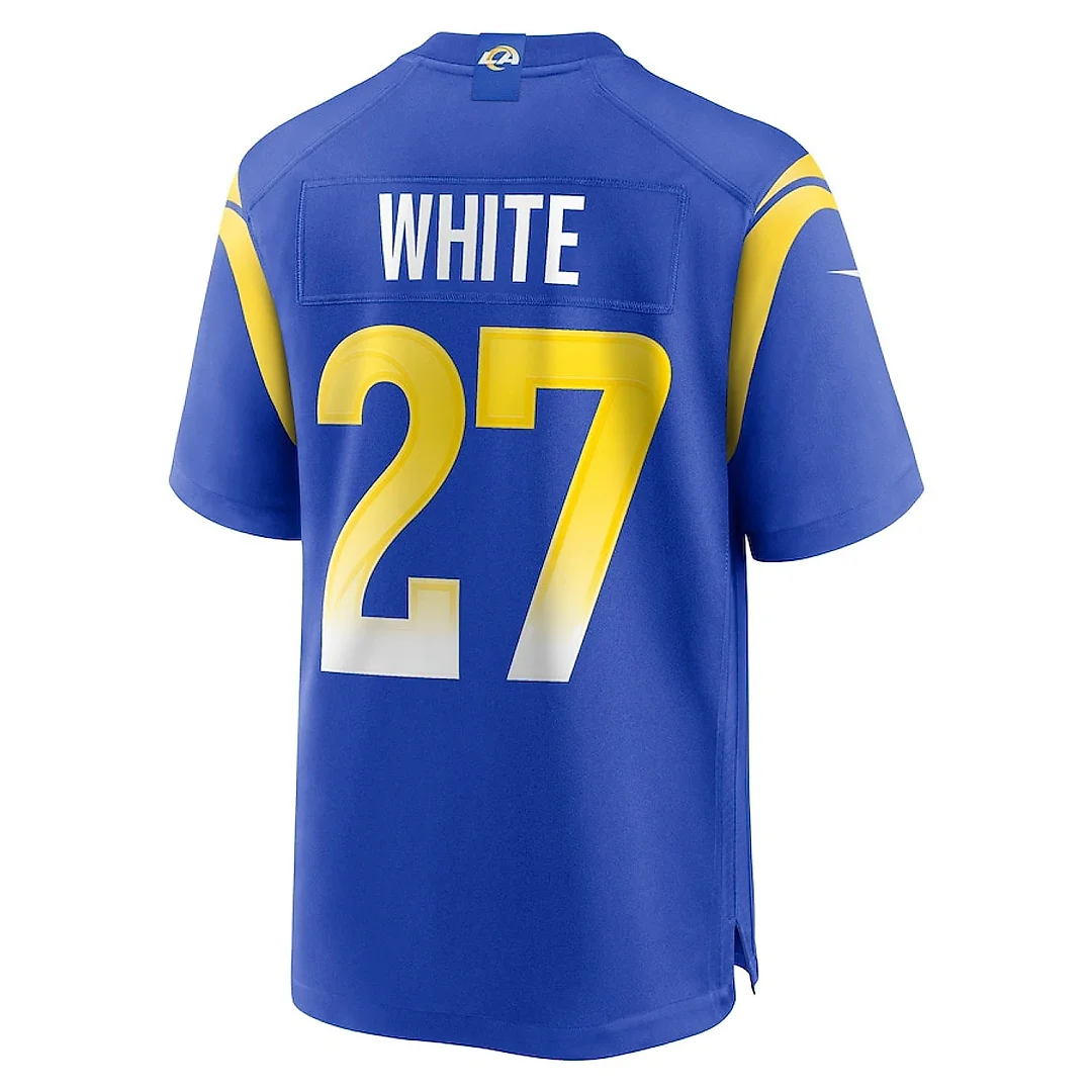 Zennovawear Tre'Davious White 27 Los Angeles Rams Team Game Men Jersey - Royal
