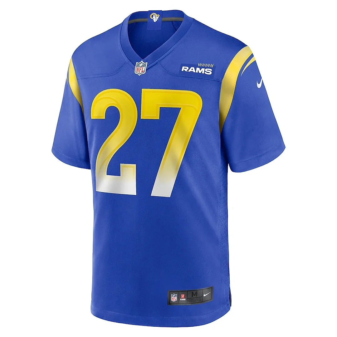 Zennovawear Tre'Davious White 27 Los Angeles Rams Team Game Men Jersey - Royal