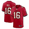 Zennovawear Trenton Gill 16 Tampa Bay Buccaneers Team Game Men Jersey - Red