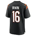 Zennovawear Trenton Irwin 16 Cincinnati Bengals Men Game Jersey - Black