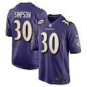 Zennovawear Trenton Simpson 30 Baltimore Ravens Game Men Jersey - Purple