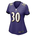 Zennovawear Trenton Simpson 30 Baltimore Ravens Women Game Jersey - Purple