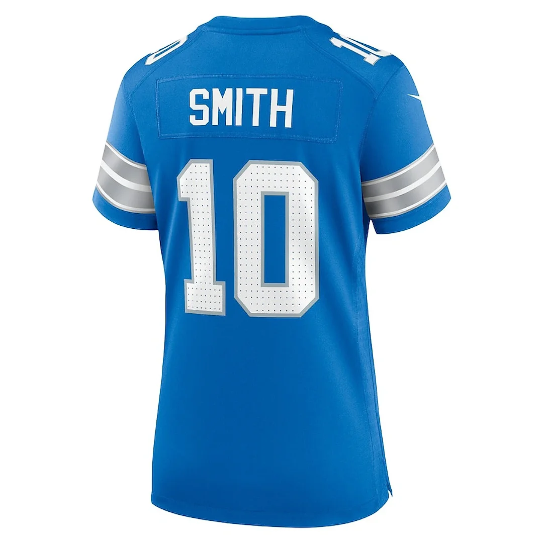 Zennovawear Tre'Quan Smith 10 Detroit Lions Women's Game Jersey - Blue