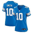 Zennovawear Tre'Quan Smith 10 Detroit Lions Women's Game Jersey - Blue