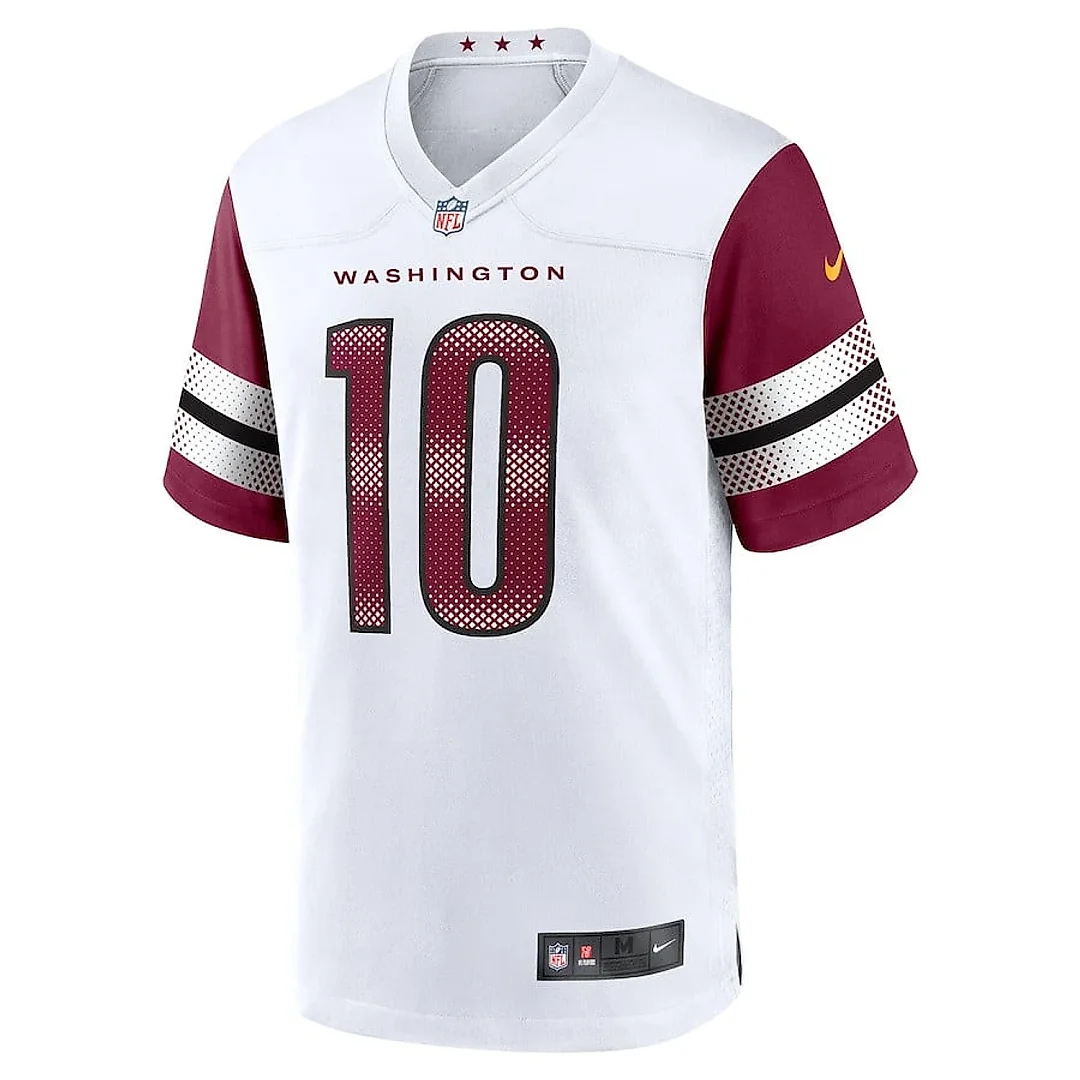 Zennovawear Tress Way 10 Washington Commanders Game Men Jersey - White