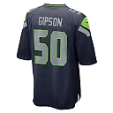 Zennovawear Trevis Gipson 50 Seattle Seahawks Game Men Jersey - College Navy