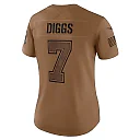 Zennovawear Trevon Diggs 7 Dallas Cowboys 2023 Salute To Service Limited Women Jersey - Brown